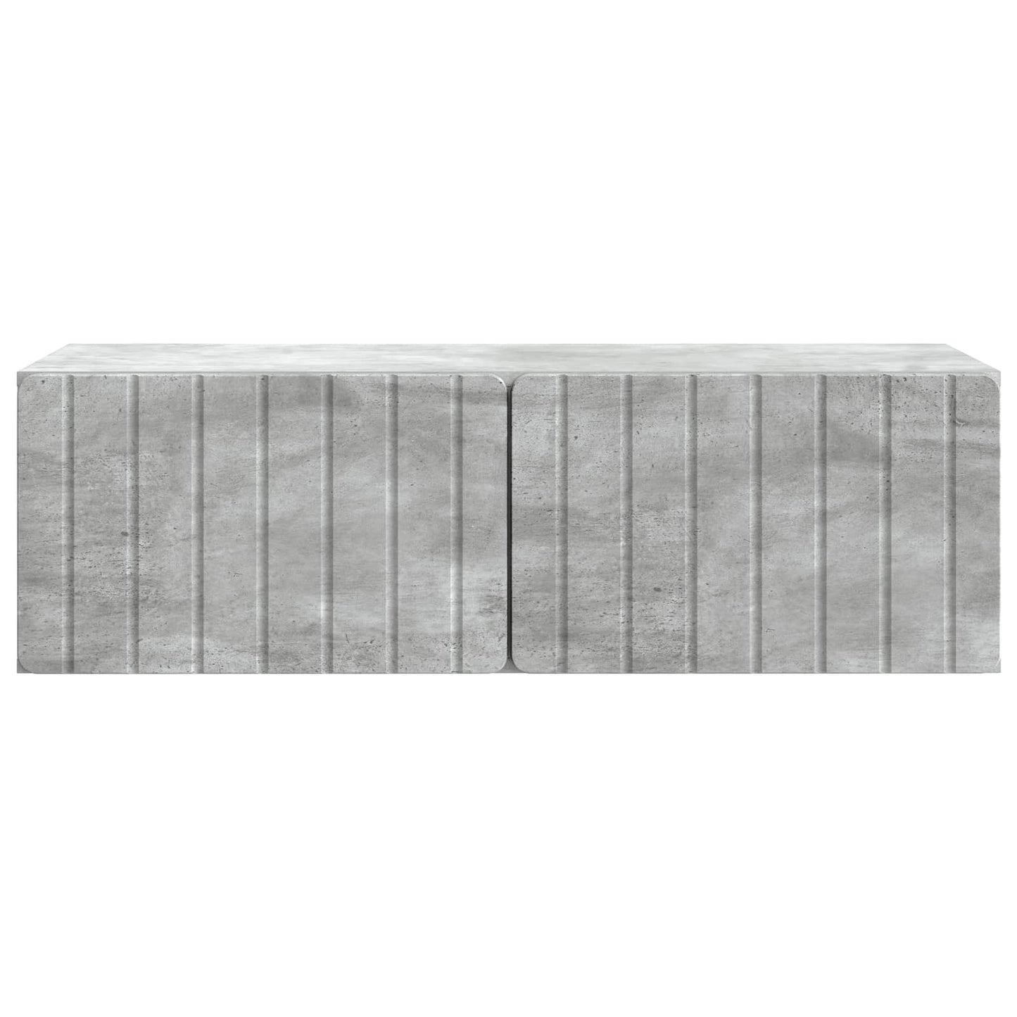 Væghængt TV-skab 98 x 41 x 30 cm Betongrå Konstrueret træ