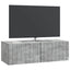 Væghængt TV-skab 98 x 41 x 30 cm Betongrå Konstrueret træ