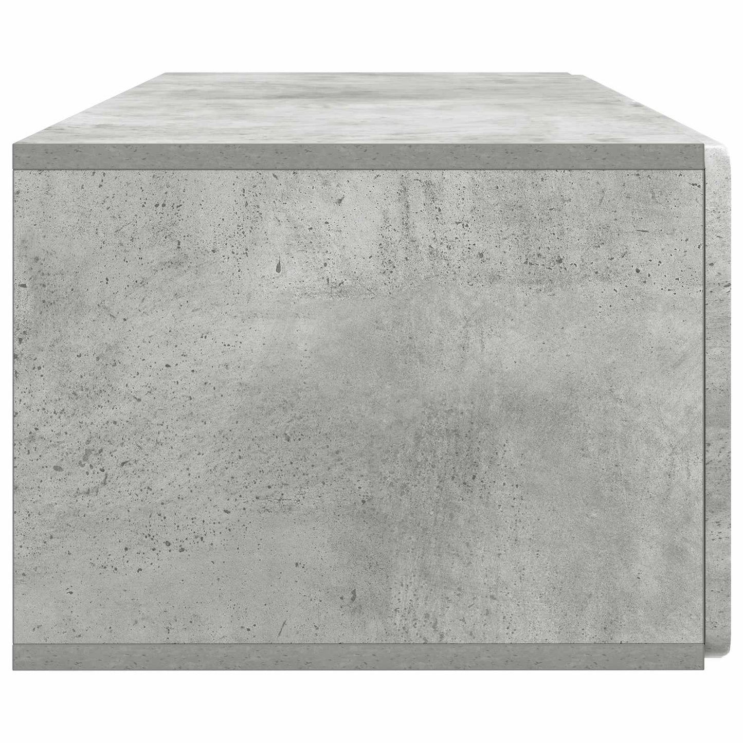 Væghængt TV-skab 98 x 41 x 30 cm Betongrå Konstrueret træ