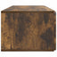 Væghængt TV-skab 98 x 41 x 30 cm Røget eg Konstrueret træ