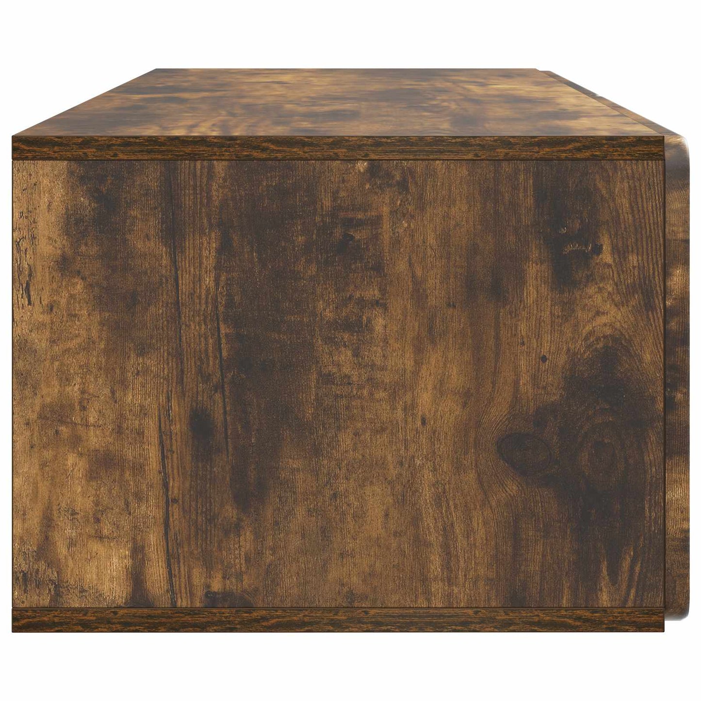 Væghængt TV-skab 98 x 41 x 30 cm Røget eg Konstrueret træ