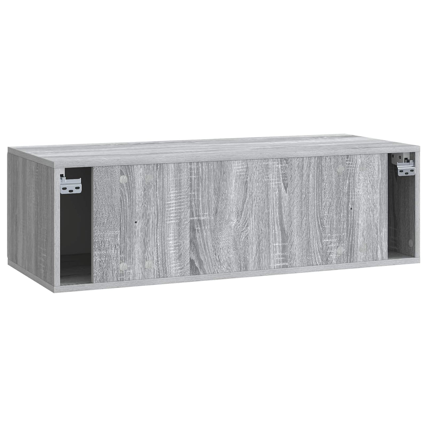 Væghængt TV-skab 98 x 41 x 30 cm Grå Sonoma Konstrueret træ