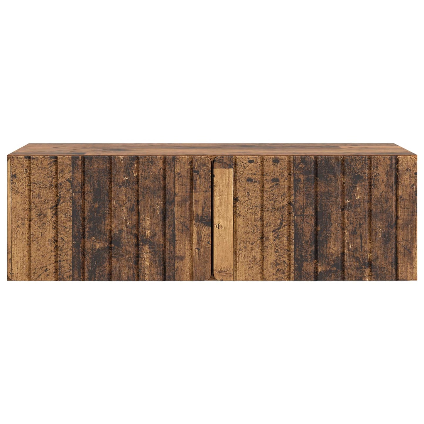 Væghængt TV-skab 98 x 41 x 30 cm Gammelt træ Konstrueret træ