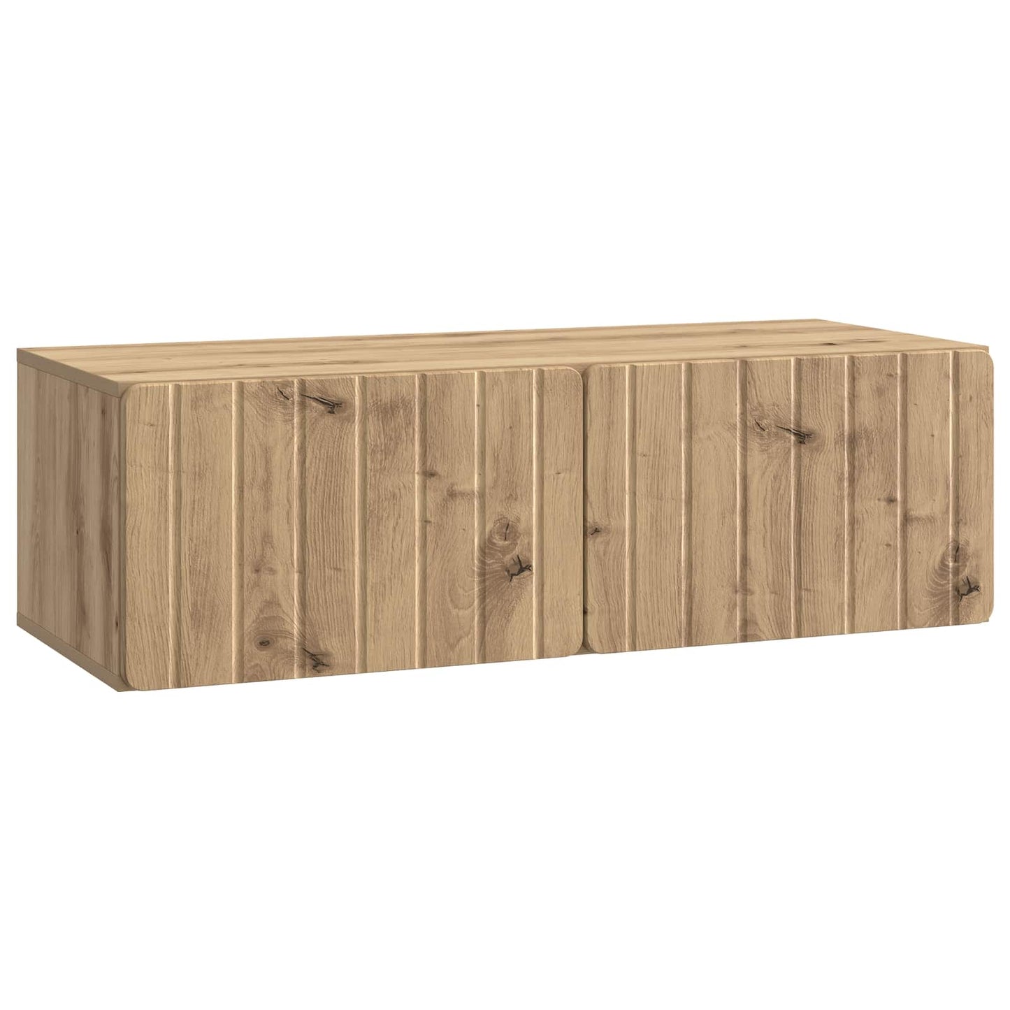 Væghængt TV-skab 98 x 41 x 30 cm Artisan-eg Konstrueret træ