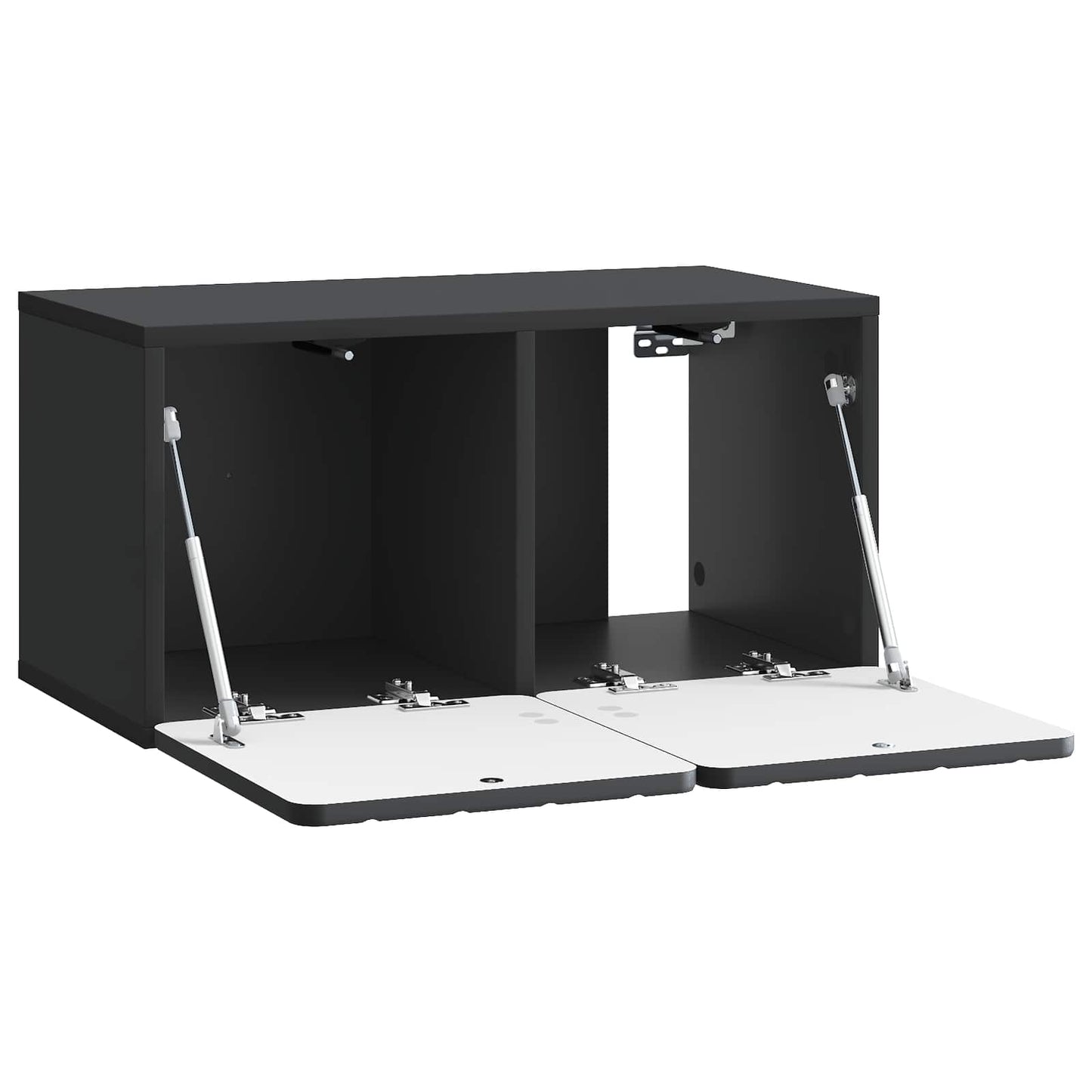 Væghængt TV-skab 59,5 x 31 x 30 cm Sort Konstrueret træ