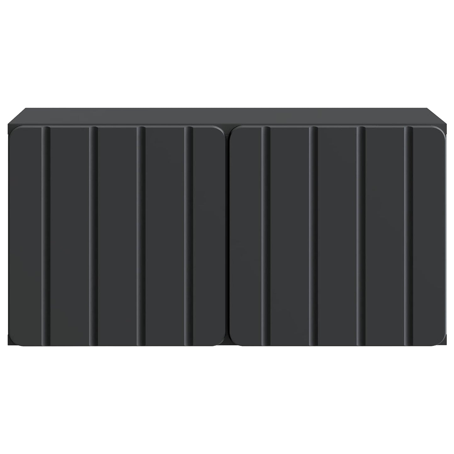 Væghængt TV-skab 59,5 x 31 x 30 cm Sort Konstrueret træ