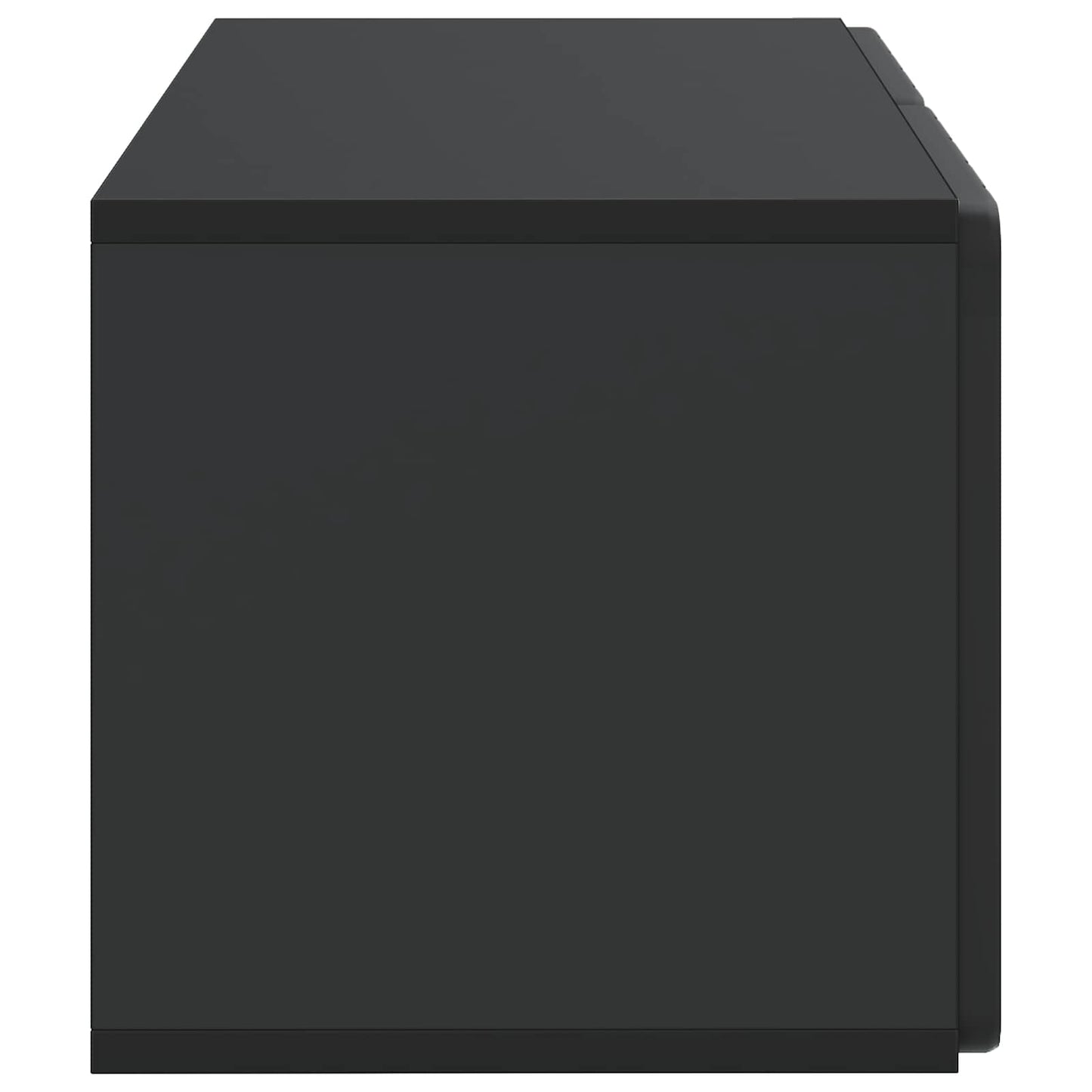 Væghængt TV-skab 59,5 x 31 x 30 cm Sort Konstrueret træ