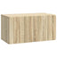 Væghængt TV-skab 59,5 x 31 x 30 cm Sonoma-eg Konstrueret træ