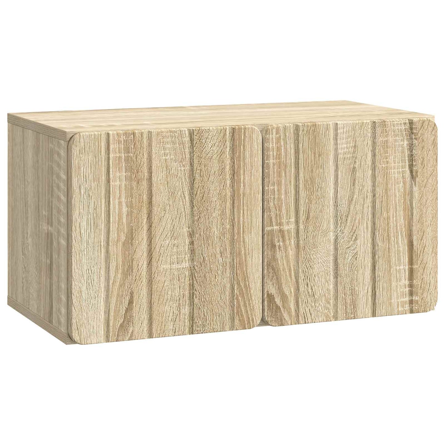Væghængt TV-skab 59,5 x 31 x 30 cm Sonoma-eg Konstrueret træ