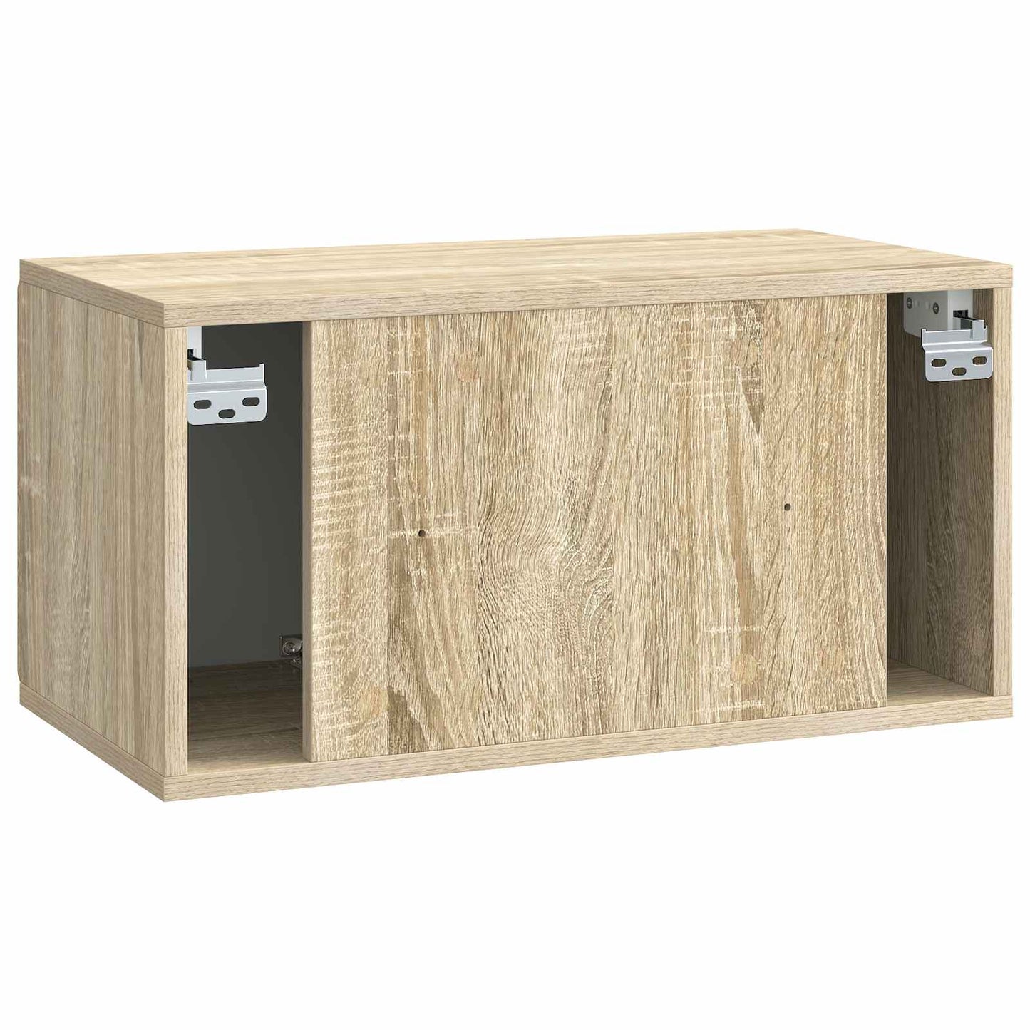 Væghængt TV-skab 59,5 x 31 x 30 cm Sonoma-eg Konstrueret træ