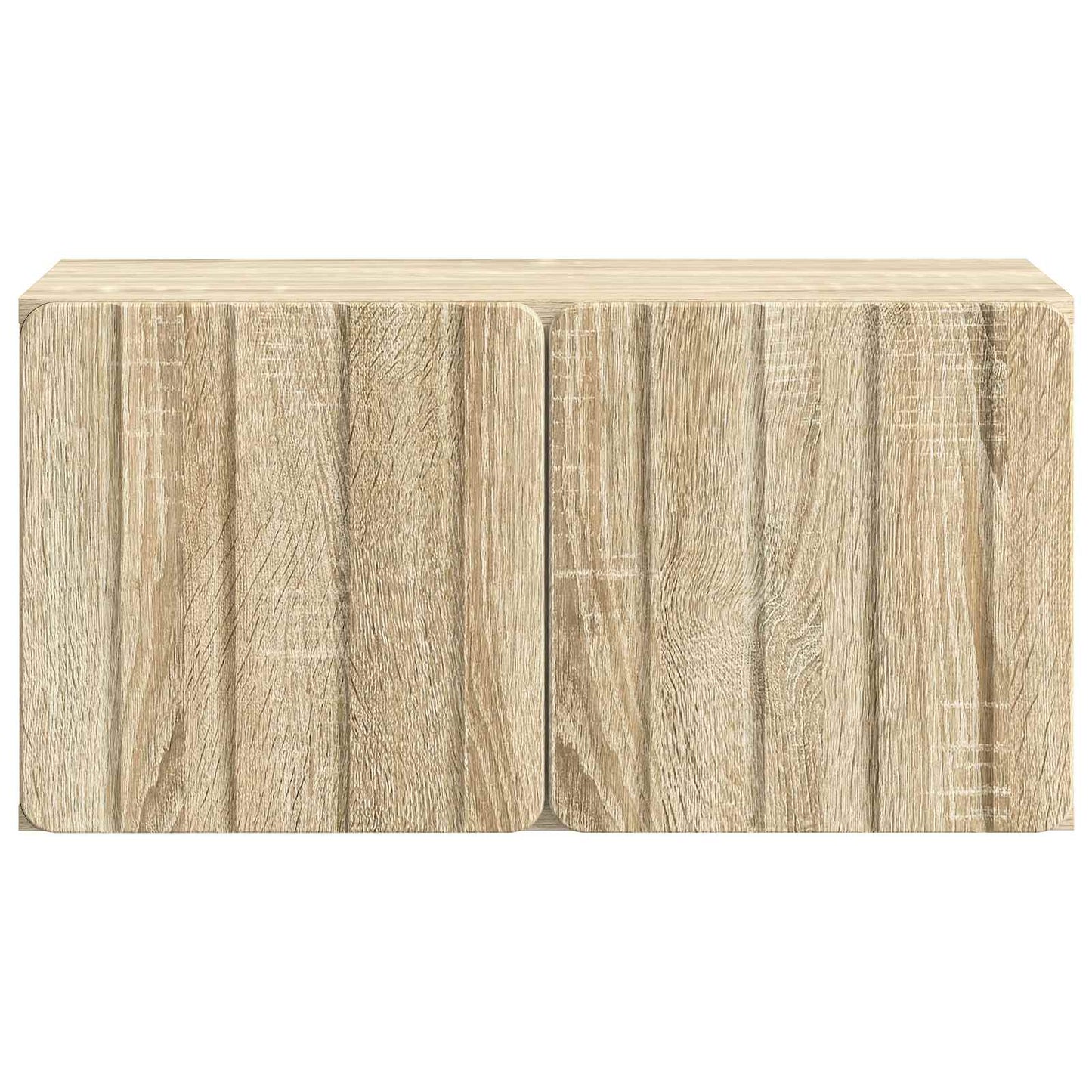 Væghængt TV-skab 59,5 x 31 x 30 cm Sonoma-eg Konstrueret træ