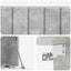 Væghængt TV-skab 59,5 x 31 x 30 cm Betongrå Konstrueret træ