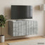 Væghængt TV-skab 59,5 x 31 x 30 cm Betongrå Konstrueret træ