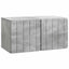 Væghængt TV-skab 59,5 x 31 x 30 cm Betongrå Konstrueret træ
