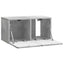 Væghængt TV-skab 59,5 x 31 x 30 cm Betongrå Konstrueret træ