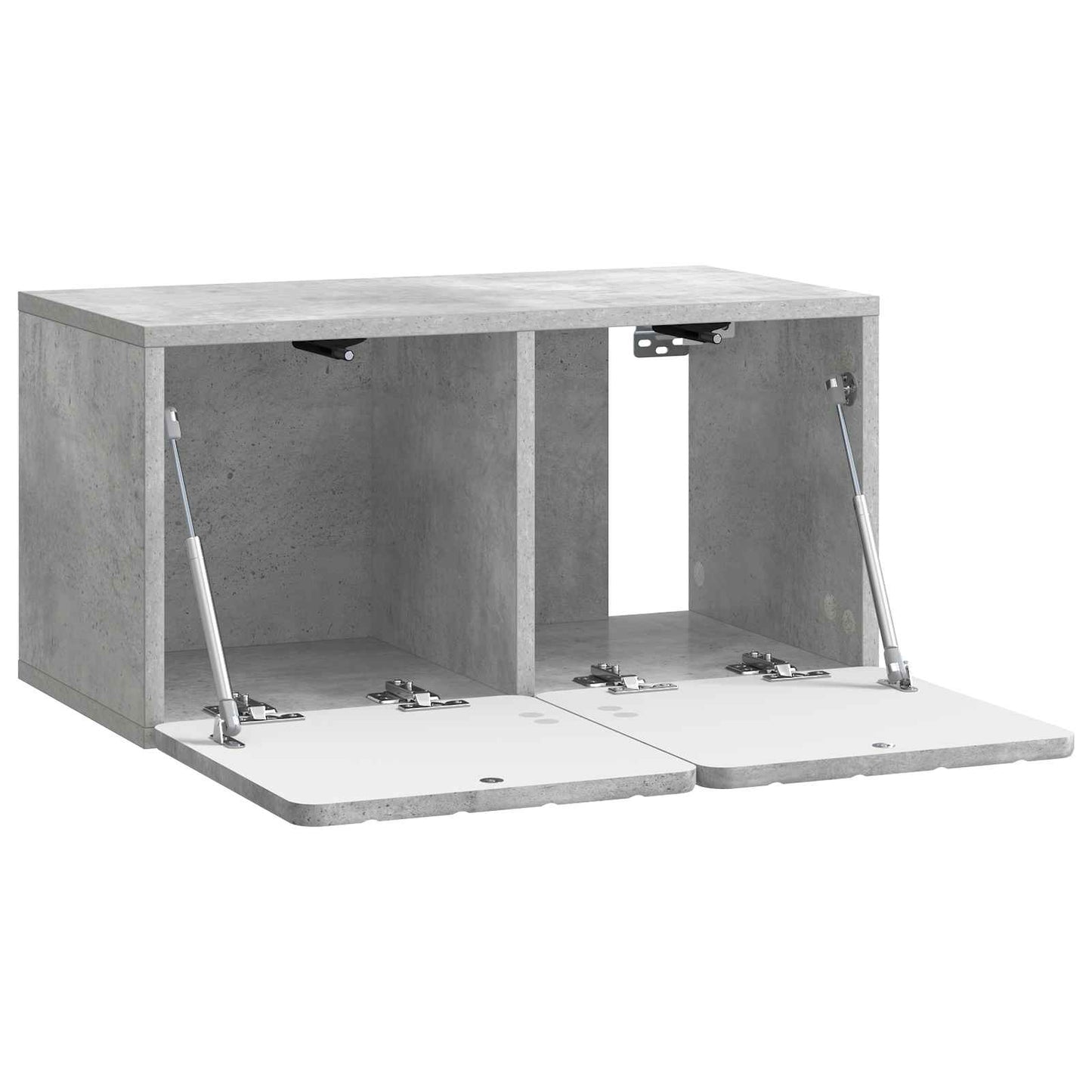 Væghængt TV-skab 59,5 x 31 x 30 cm Betongrå Konstrueret træ