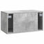 Væghængt TV-skab 59,5 x 31 x 30 cm Betongrå Konstrueret træ