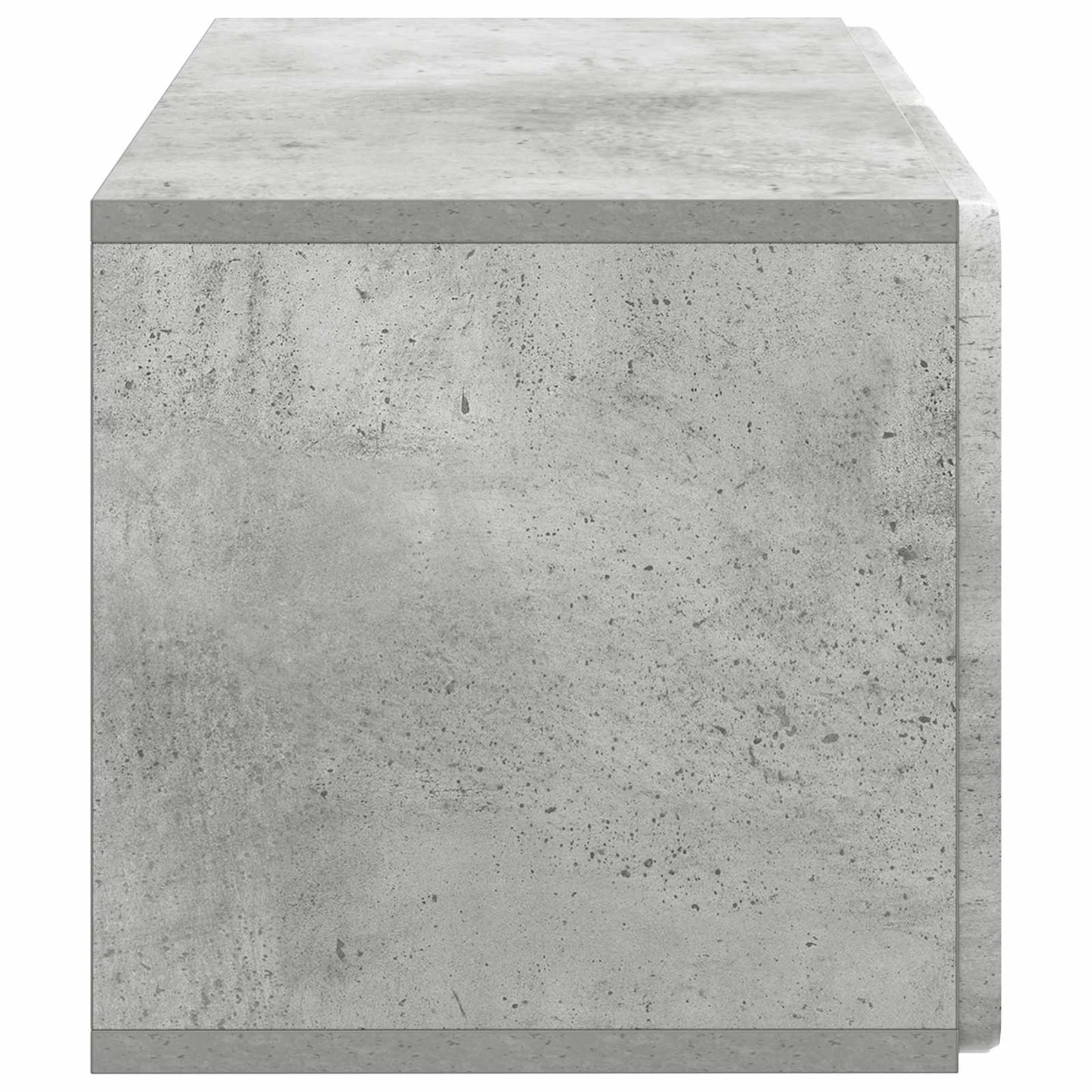Væghængt TV-skab 59,5 x 31 x 30 cm Betongrå Konstrueret træ