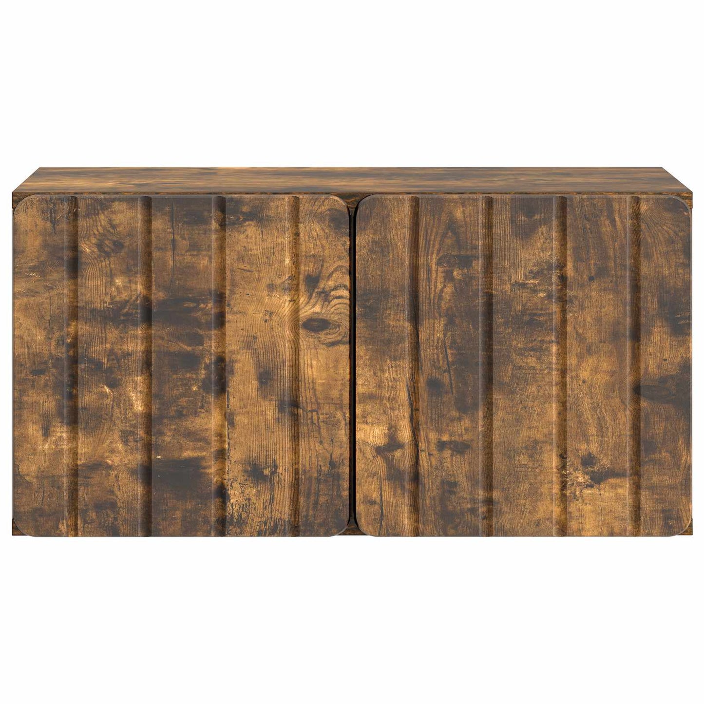 Væghængt TV-skab 59,5 x 31 x 30 cm Røget eg Konstrueret træ