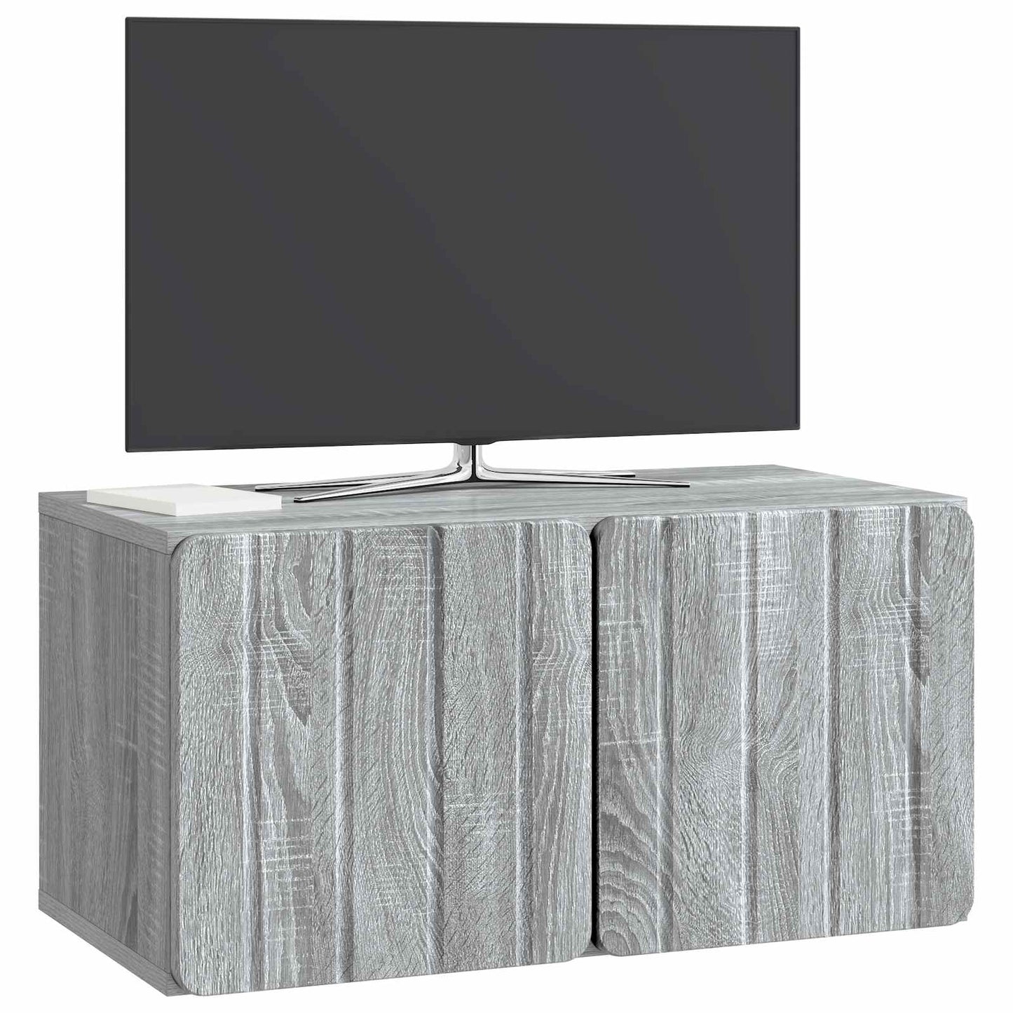 Væghængt TV-skab 59,5 x 31 x 30 cm Grå Sonoma Konstrueret træ