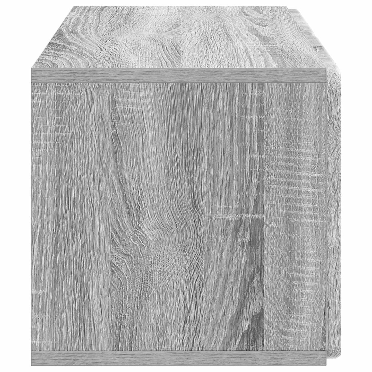 Væghængt TV-skab 59,5 x 31 x 30 cm Grå Sonoma Konstrueret træ