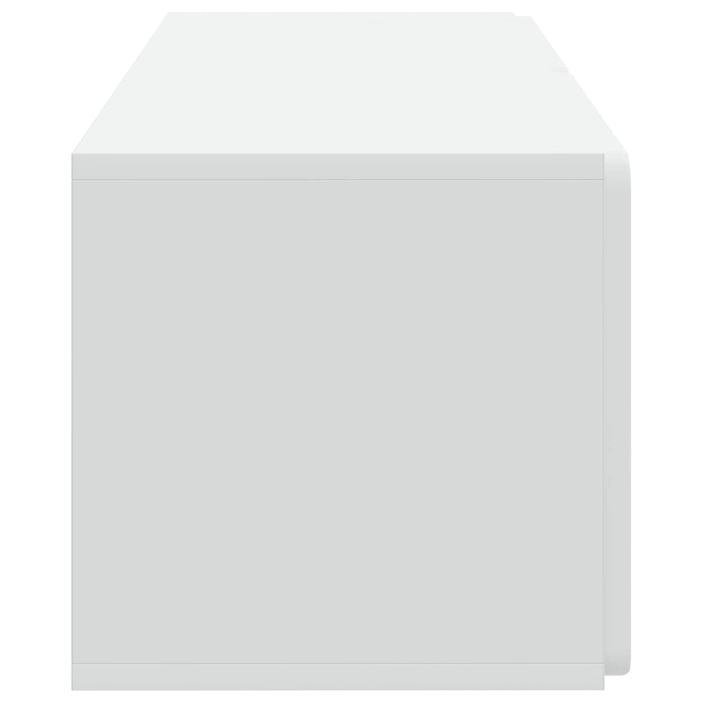 Væghængt TV-skab 78,5 x 31 x 30 cm Hvid Konstrueret træ