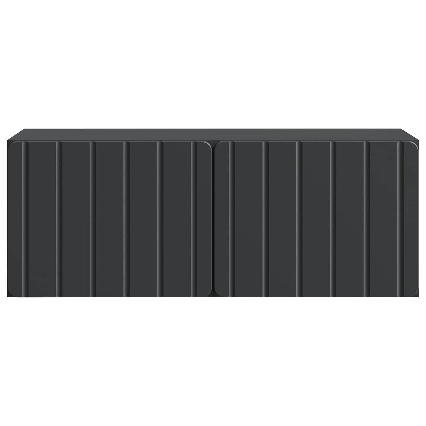 Væghængt TV-skab 78,5 x 31 x 30 cm Sort Konstrueret træ