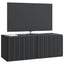 Væghængt TV-skab Sort 78,5 x 31 x 30 cm Konstrueret træ