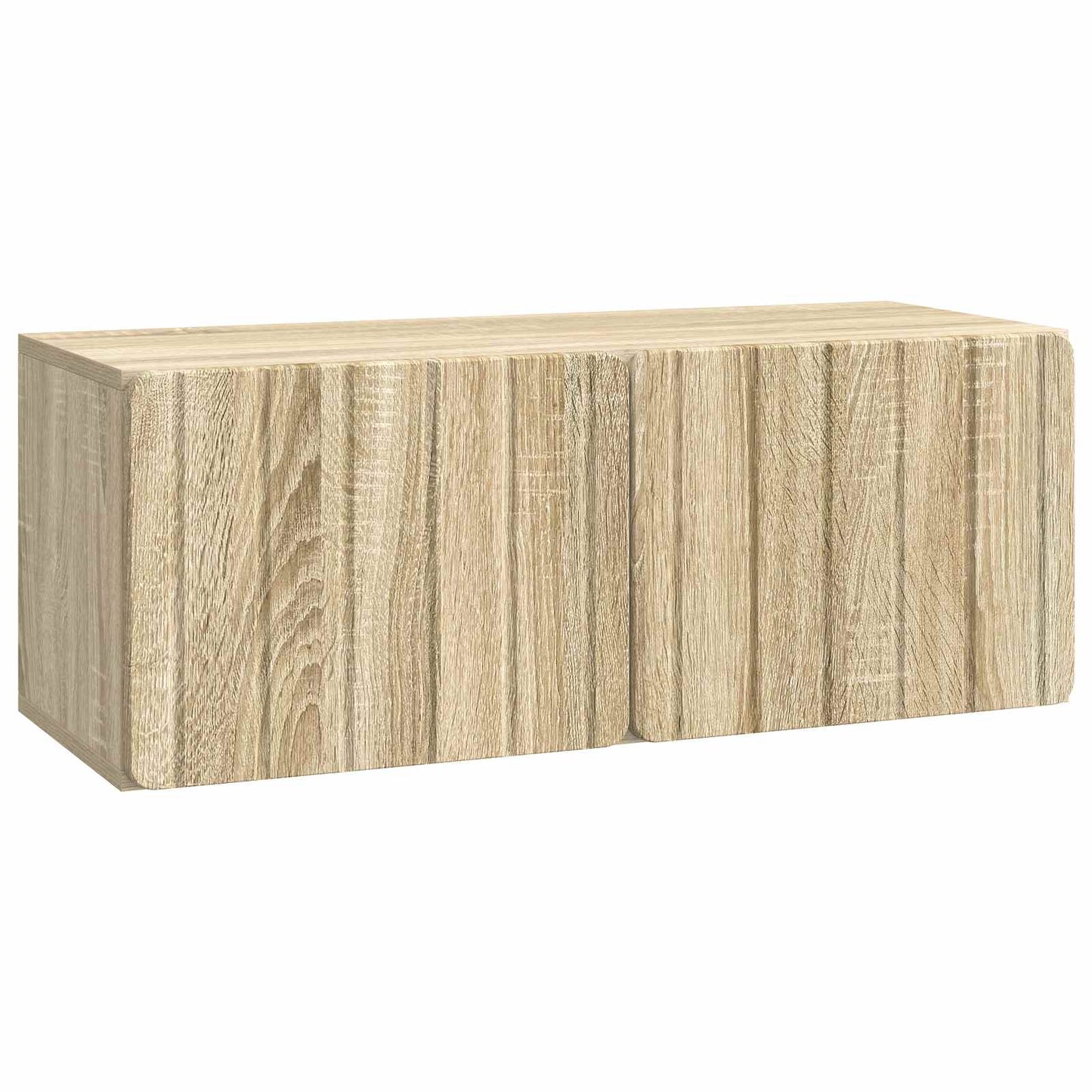 Væghængt TV-skab 78,5 x 31 x 30 cm Sonoma-eg Konstrueret træ