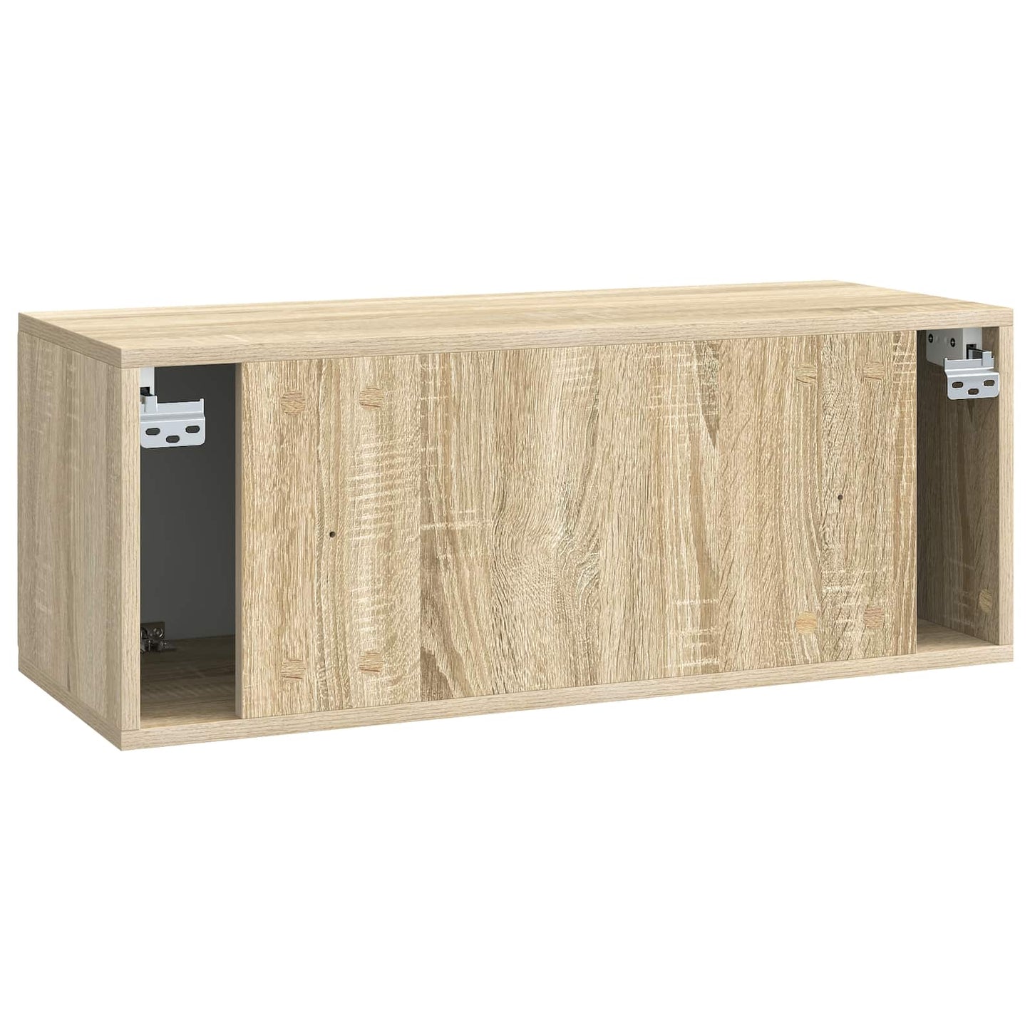 Væghængt TV-skab 78,5 x 31 x 30 cm Sonoma-eg Konstrueret træ