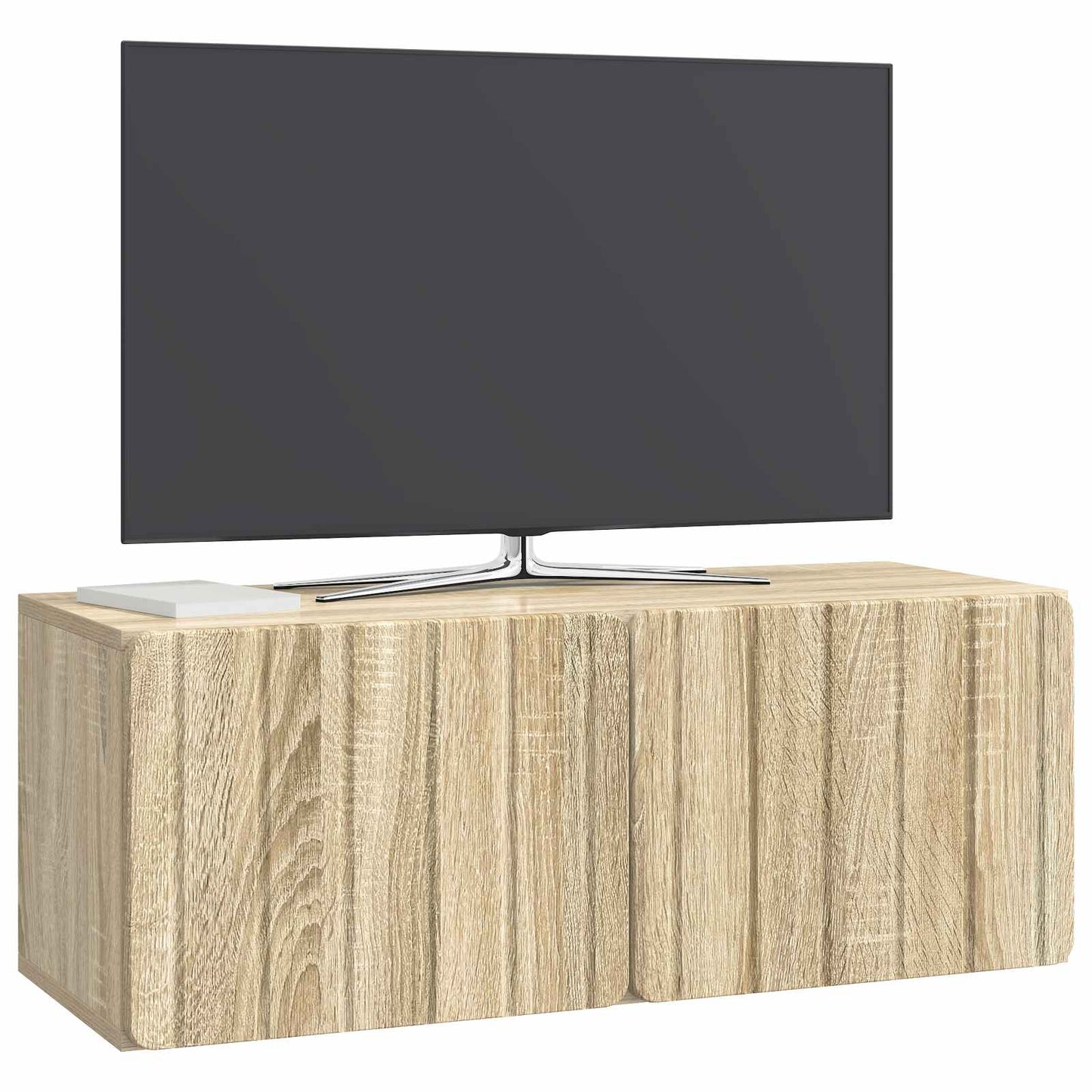 Væghængt TV-skab 78,5 x 31 x 30 cm Sonoma-eg Konstrueret træ