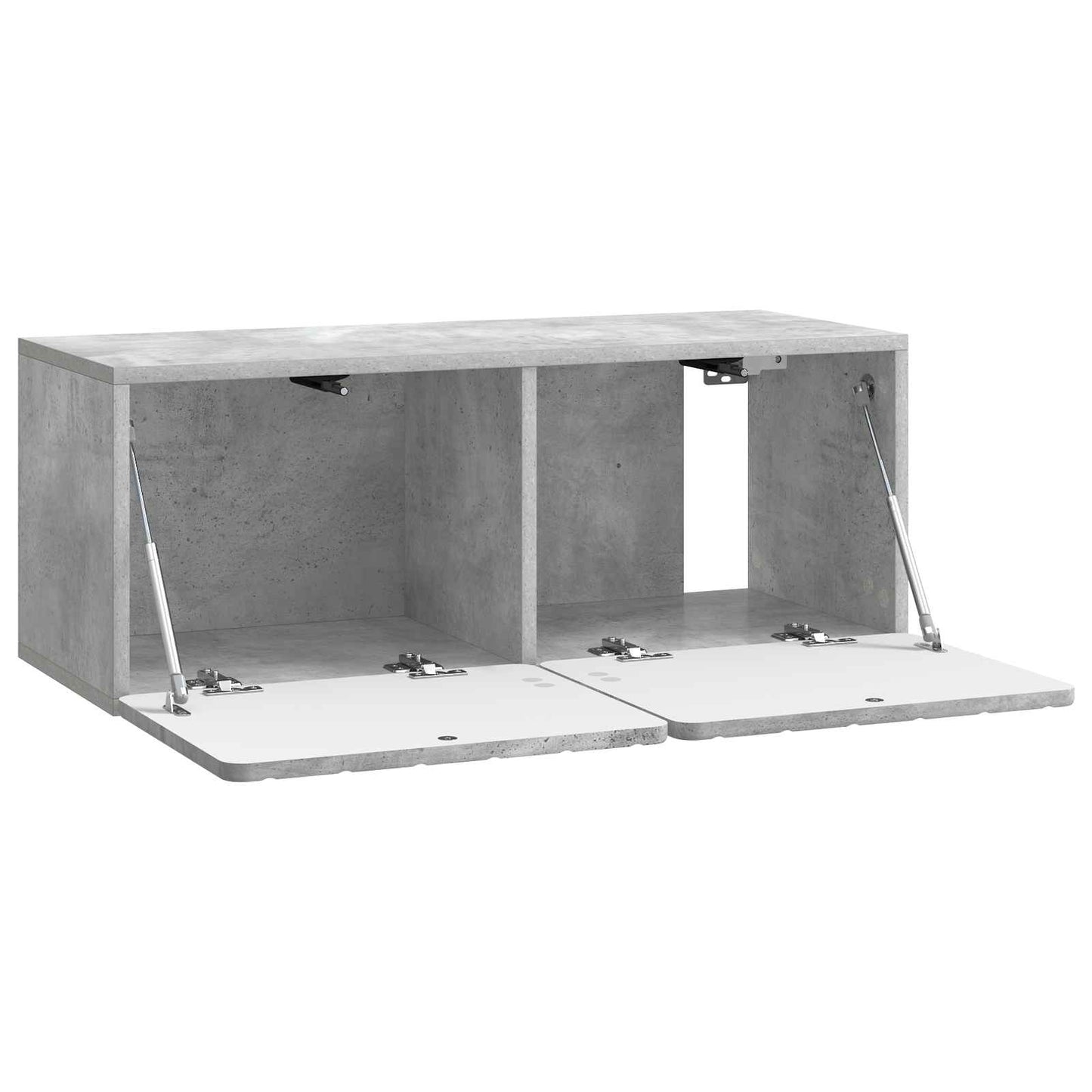 Væghængt TV-skab 78,5 x 31 x 30 cm Betongrå Konstrueret træ