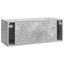 Væghængt TV-skab Betongrå 78,5 x 31 x 30 cm Konstrueret træ