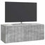 Væghængt TV-skab 78,5 x 31 x 30 cm Betongrå Konstrueret træ