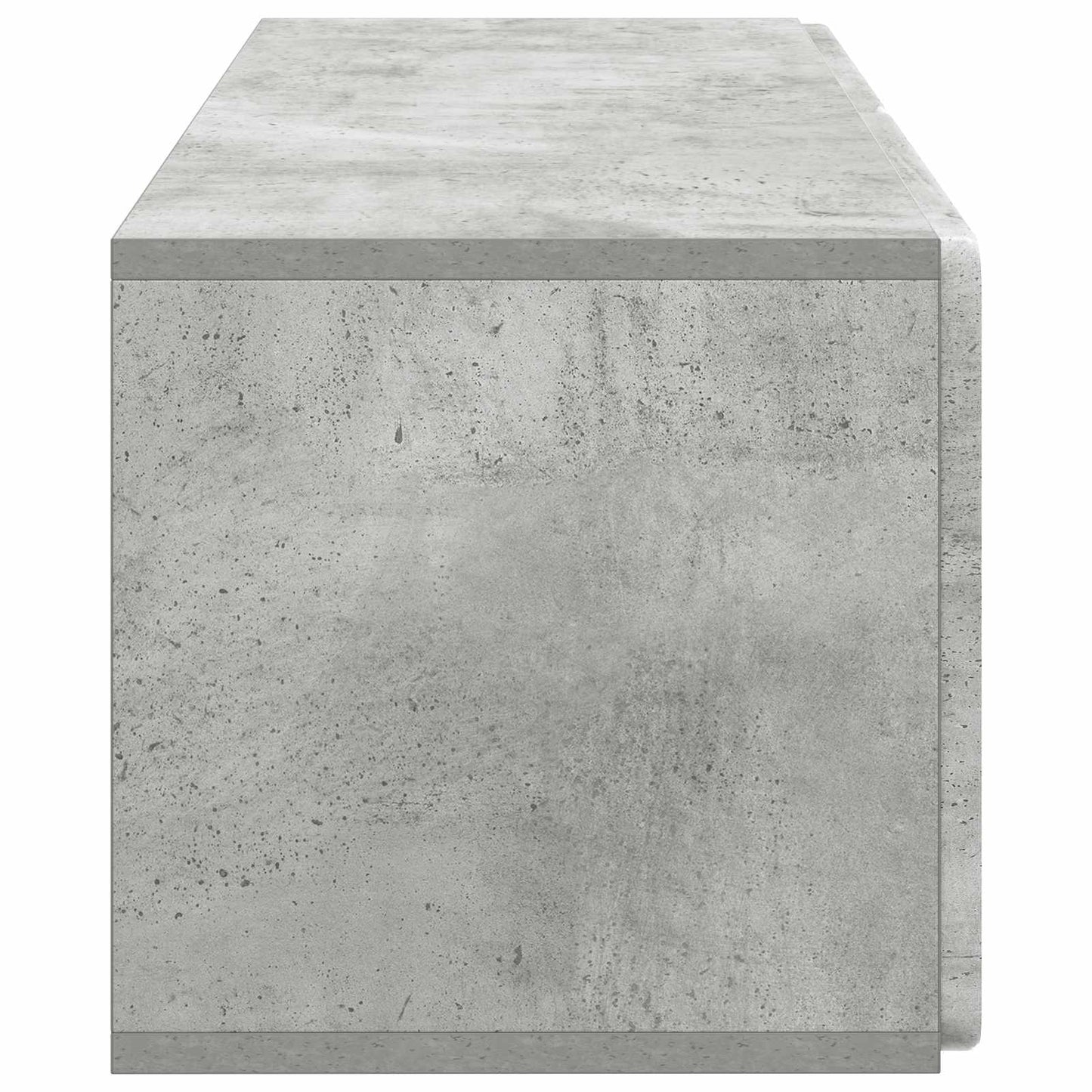 Væghængt TV-skab 78,5 x 31 x 30 cm Betongrå Konstrueret træ
