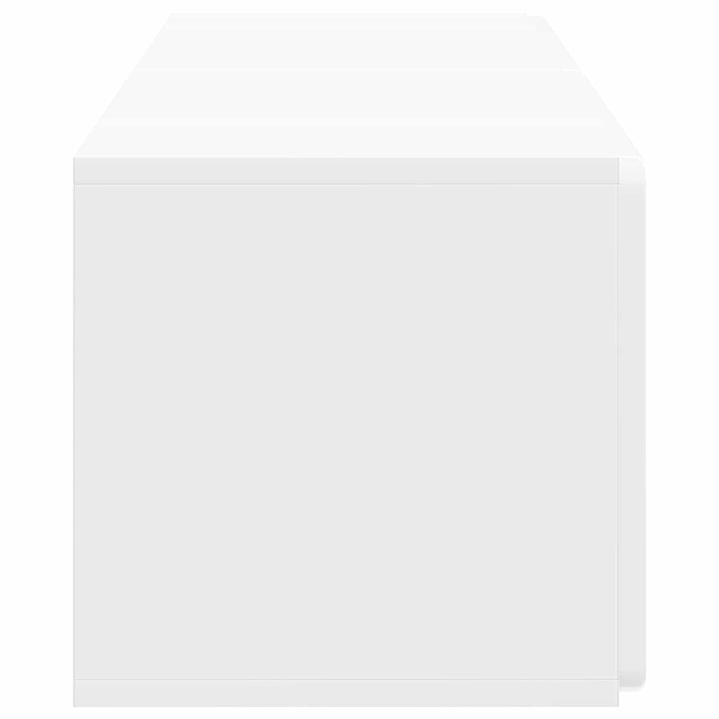 Væghængt TV-skab 78,5 x 31 x 30 cm Hvid højglans