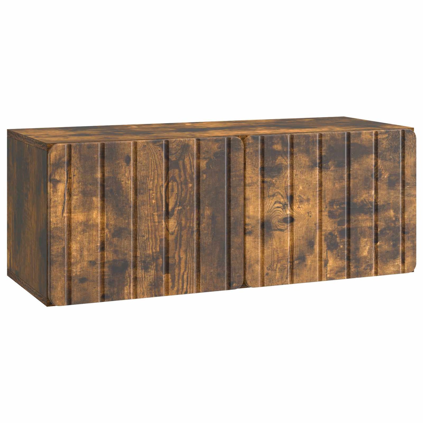 Væghængt TV-skab 78,5 x 31 x 30 cm Røget eg Konstrueret træ