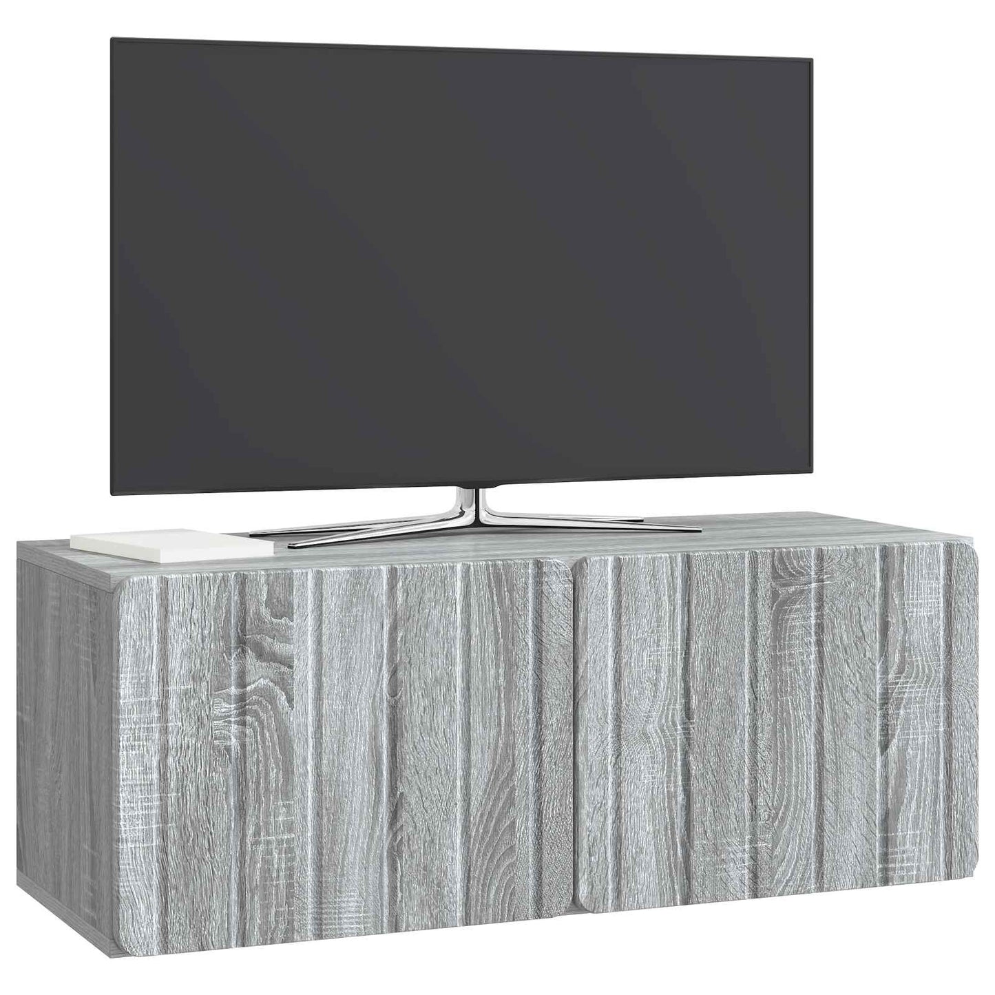 Væghængt TV-skab 78,5 x 31 x 30 cm Grå Sonoma Konstrueret træ