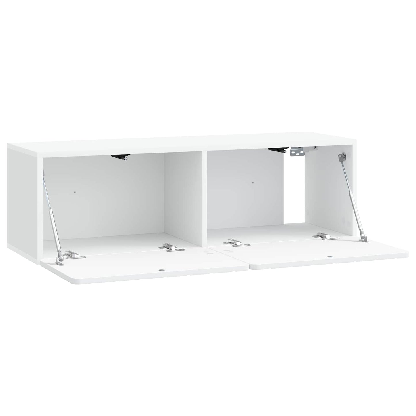 Væghængt TV-skab 98 x 31 x 30 cm Hvid Konstrueret træ
