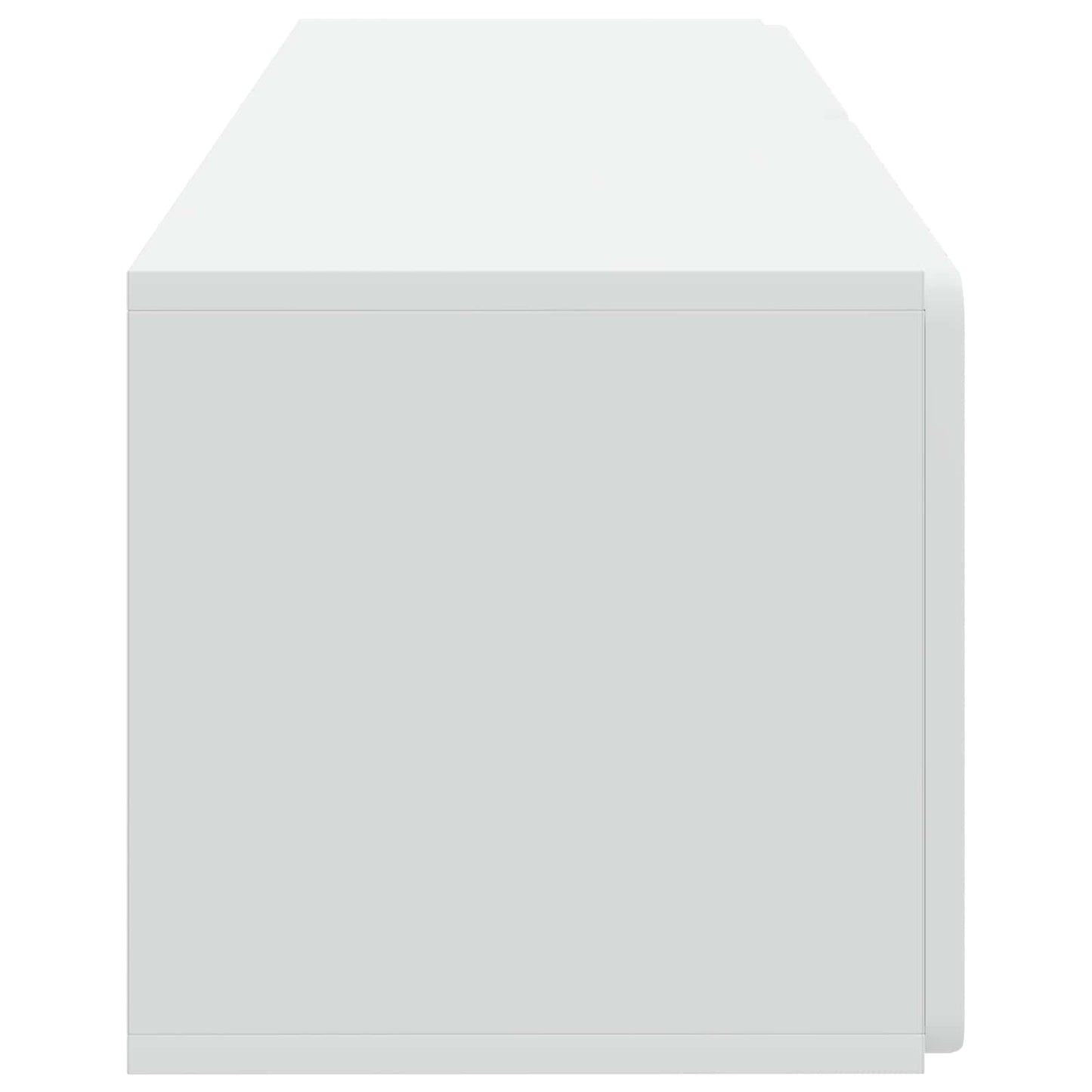 Væghængt TV-skab 98 x 31 x 30 cm Hvid Konstrueret træ