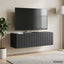 Væghængt TV-skab 98 x 31 x 30 cm Sort Konstrueret træ