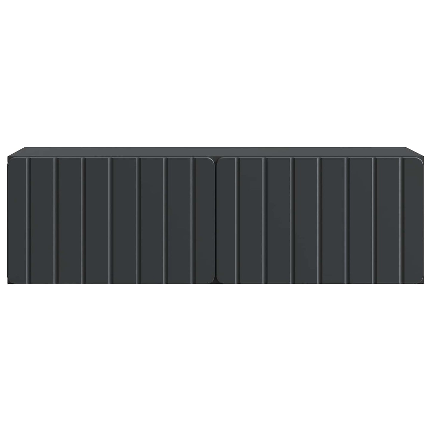 Væghængt TV-skab 98 x 31 x 30 cm Sort Konstrueret træ