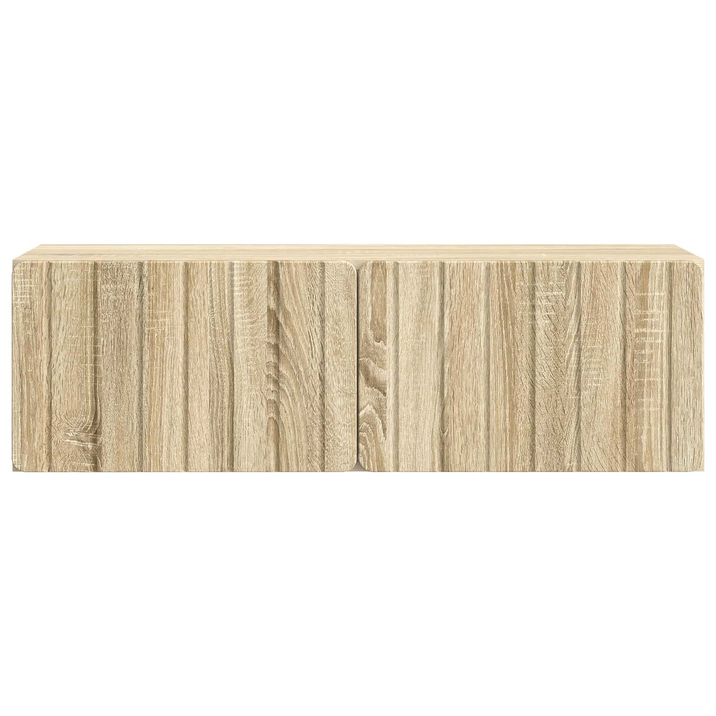 Væghængt TV-skab 98 x 31 x 30 cm Sonoma-eg Konstrueret træ