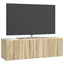 Væghængt TV-skab Sonoma-eg 98 x 31 x 30 cm Konstrueret træ
