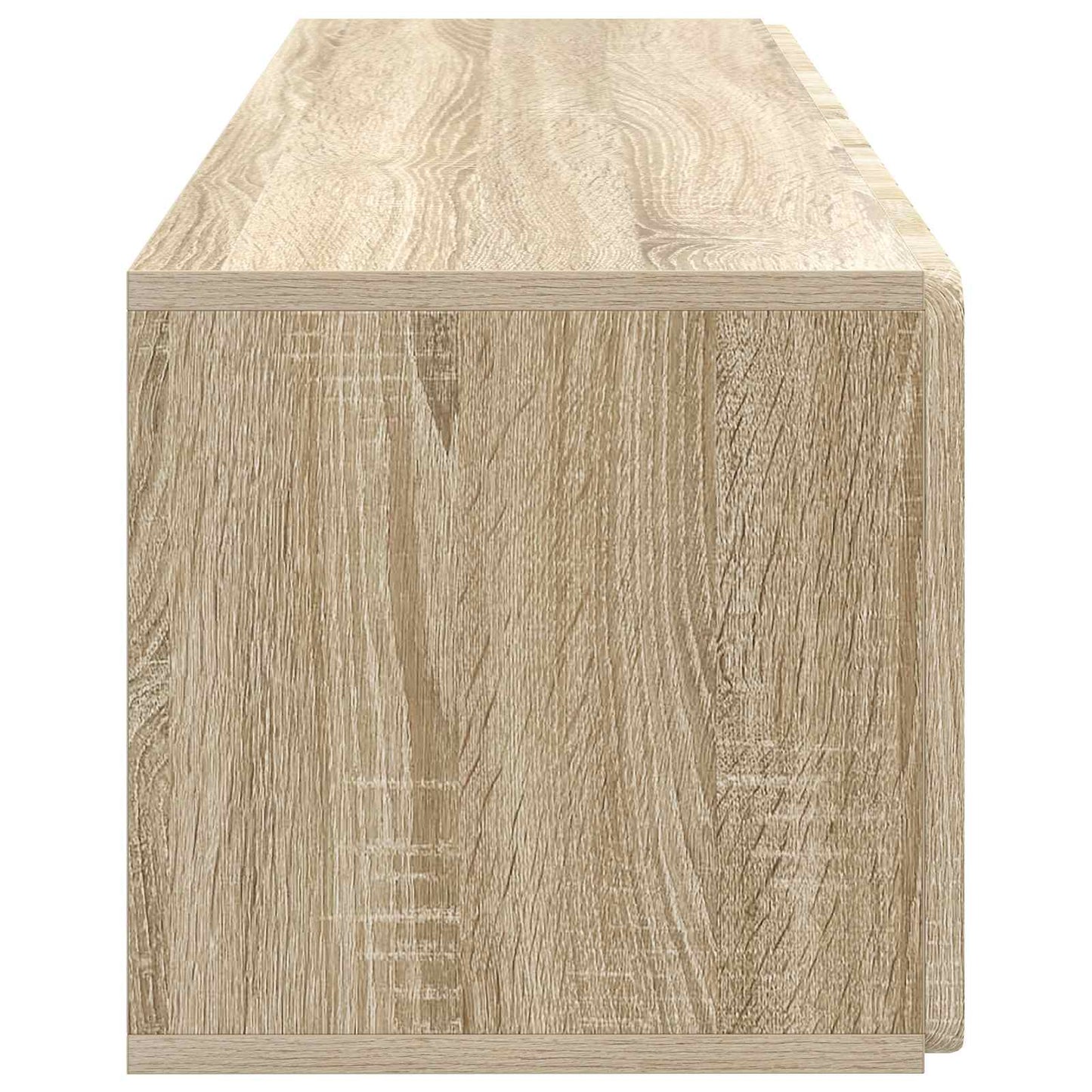 Væghængt TV-skab 98 x 31 x 30 cm Sonoma-eg Konstrueret træ