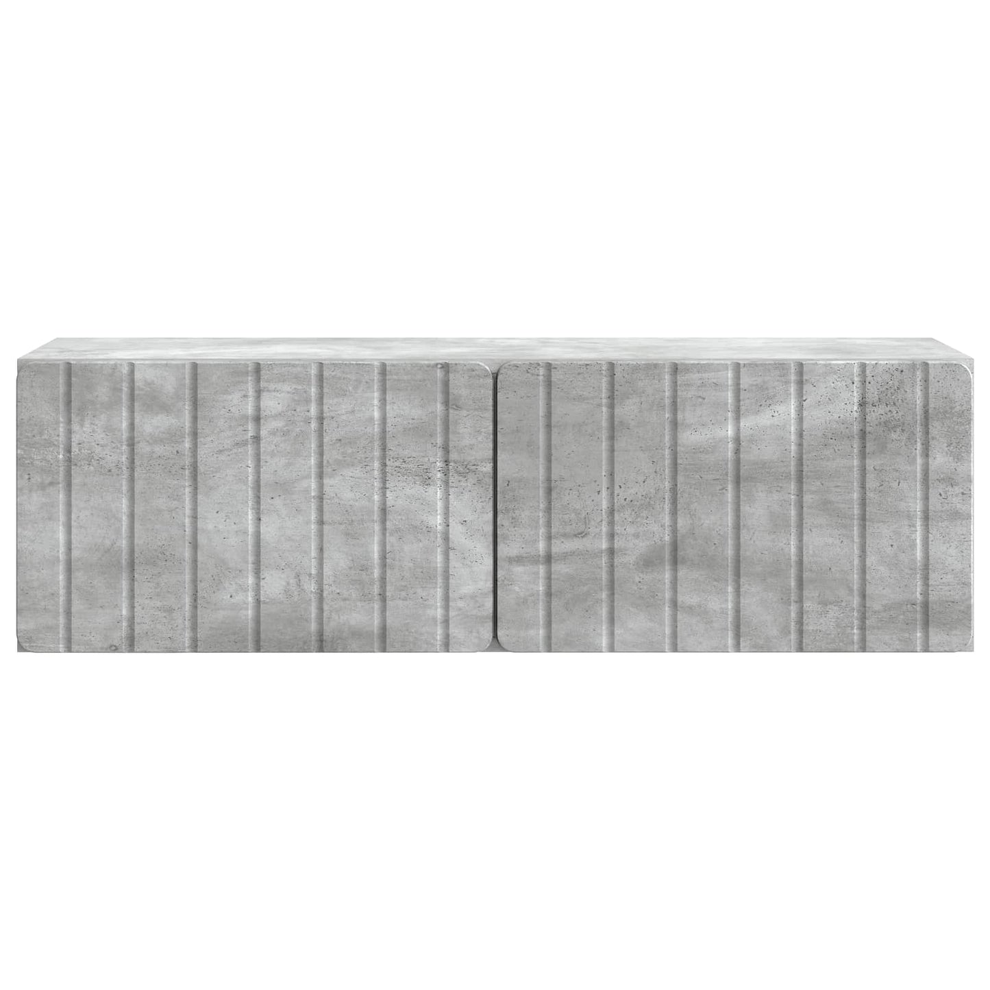 Væghængt TV-skab 98 x 31 x 30 cm Betongrå Konstrueret træ
