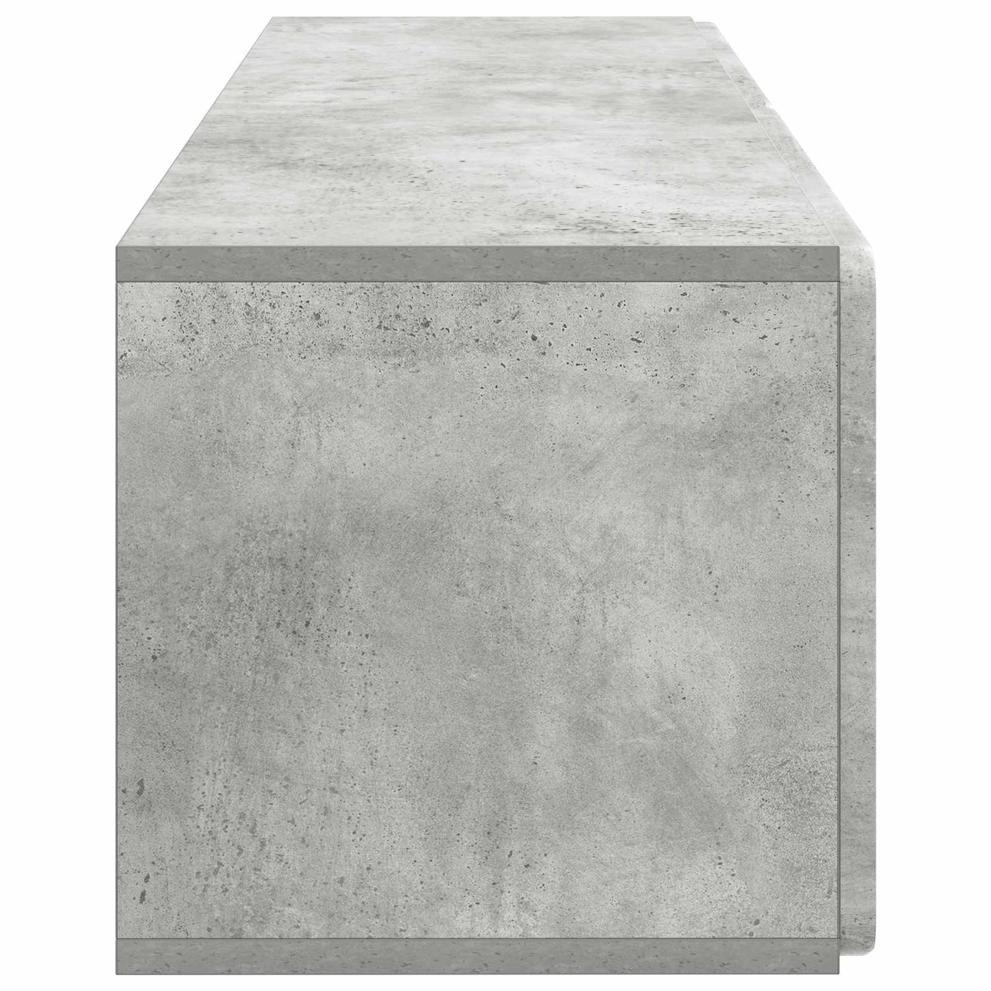 Væghængt TV-skab 98 x 31 x 30 cm Betongrå Konstrueret træ