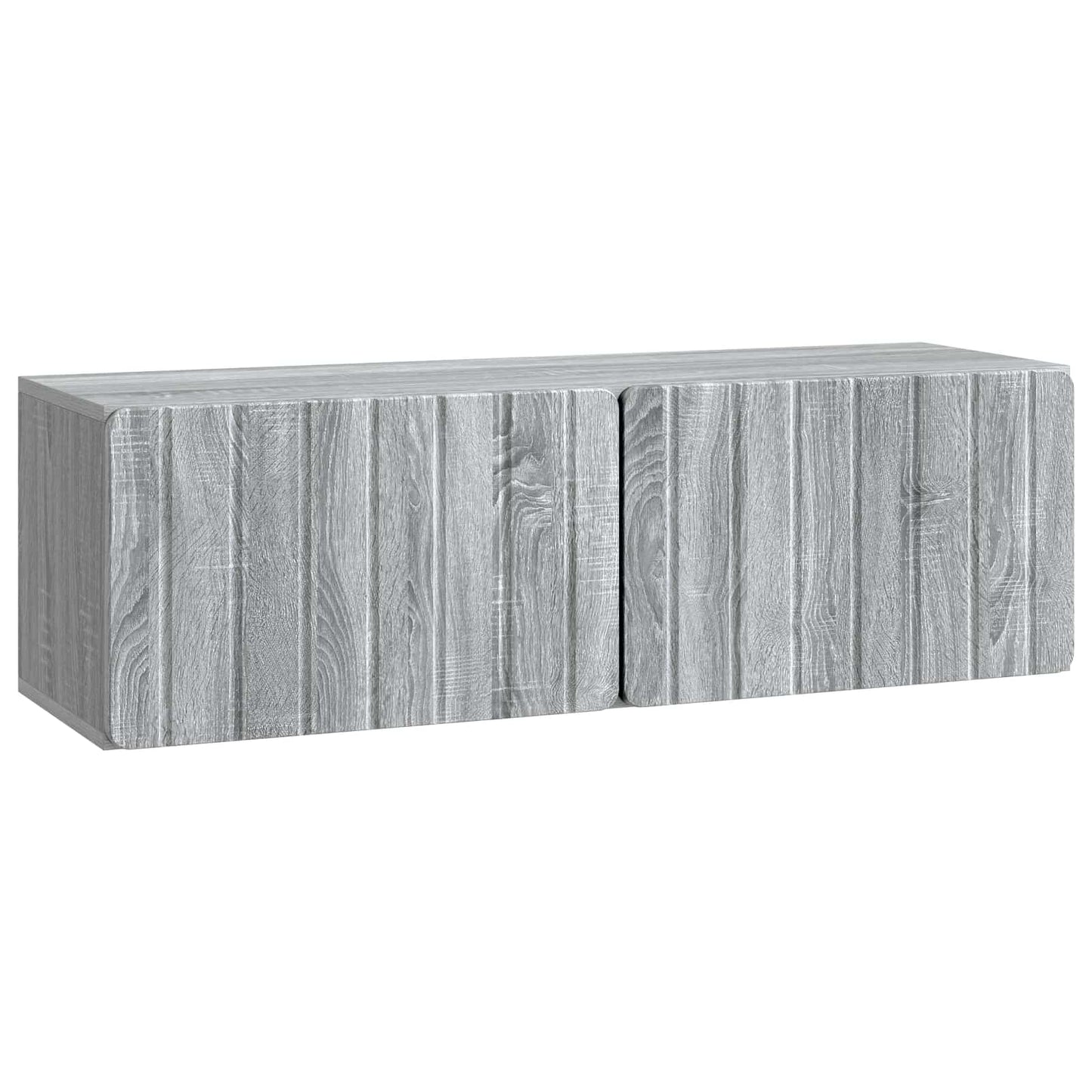 Væghængt TV-skab 98 x 31 x 30 cm Grå Sonoma Konstrueret træ