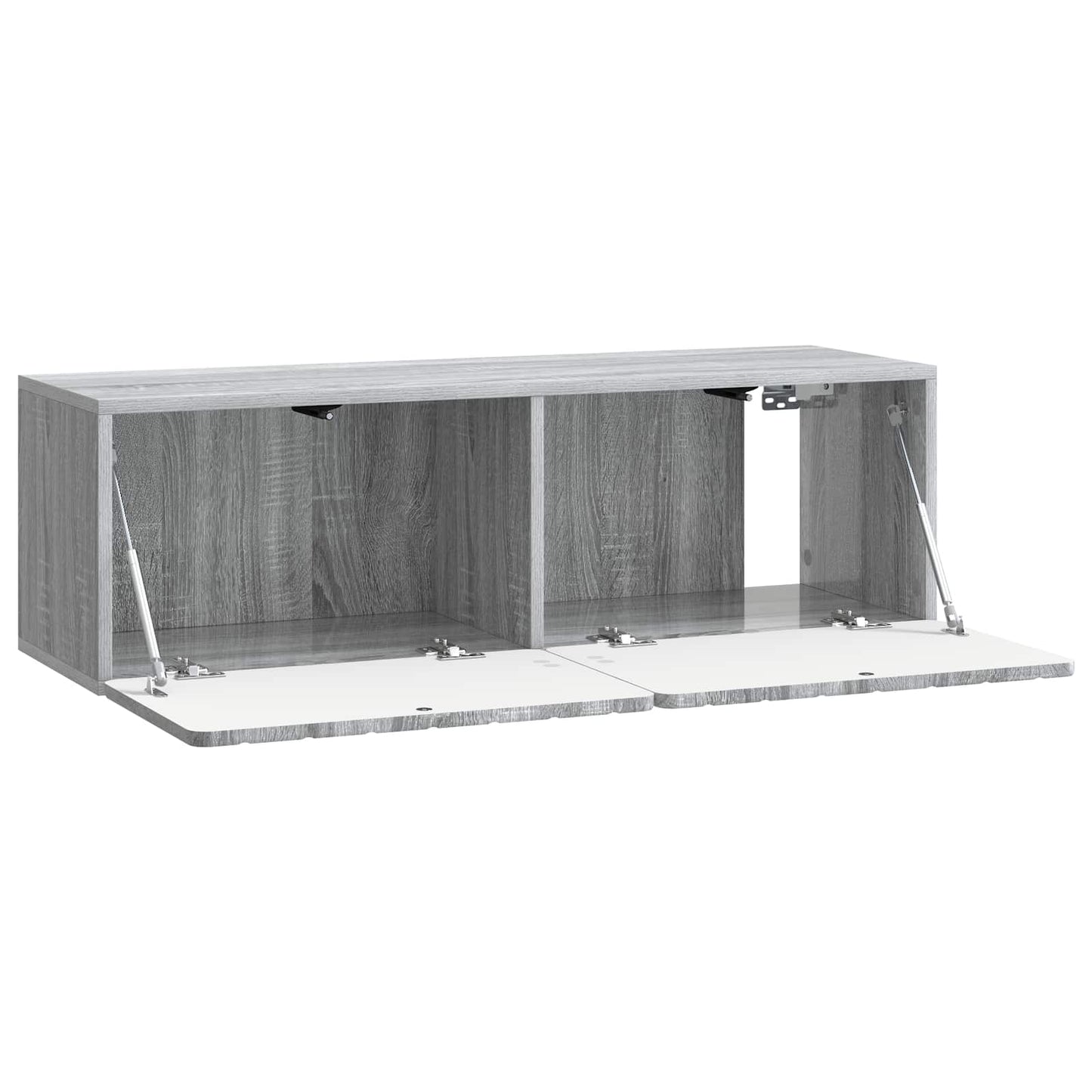 Væghængt TV-skab 98 x 31 x 30 cm Grå Sonoma Konstrueret træ