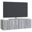Væghængt TV-skab 98 x 31 x 30 cm Grå Sonoma Konstrueret træ